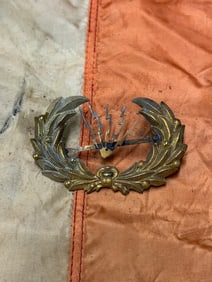 CIVIL WAR TELEGRAPH OFFICER HEADGEAR BADGE INSIGNIA