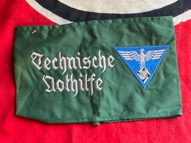 WW2 German TeNo TN Technische Nothilfe Armband
