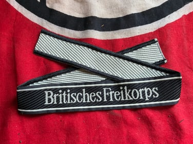WW2 German Britisches Freikorps cuff title