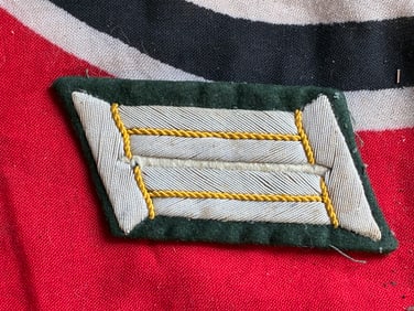 WW2 GERMAN OFFICER COLLAR TAB
