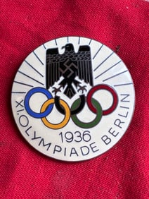 1936 Berlin Olympics Pin Badge By H. OSANG DRESDEN