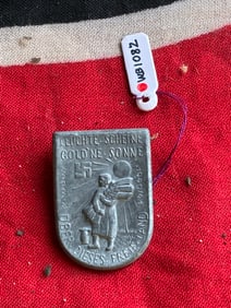 WWII GERMAN 1940-41 WHW FREE COUNTRY TINNIE