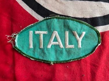 WWII US Army Italy Worn By Italian POW Jacket Patch WORN