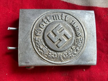 WWII German Police POLIZEI NCO’S BELT BUCKLE. (KoppelschloB)