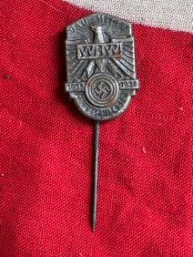 WW2 GERMAN WHW GAU MITTER 1935 1936 STICKPIN