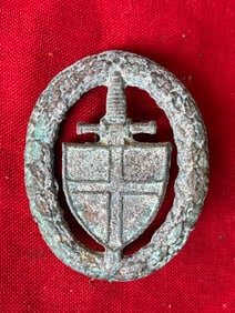 WW1 IMPERIAL BADGE PRUSSIAN FREIKORPS 1918-1923 FREIWILIGEN BRIGADE GRODNO