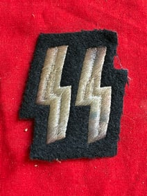 RARE WW2 GERMAN WAFFEN SS RUNES SLEEVE BADGE INSIGNIA