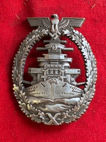 WW2 German Navy Kriegsmarine High Seas Fleet War Badge