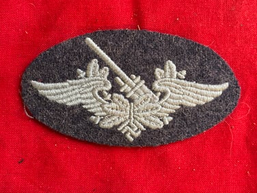 WW2 German Luftwaffe Flak Artillery Sleeve Insignia