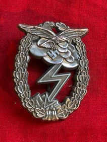 WWII German Luftwaffe Ground Combat Badge 1942-45 By Ges. Gesch.