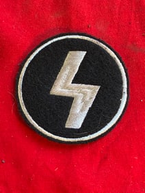 SCARCE WW2 GERMAN DJ HILTER YOUTH LEADER KORPS SLEEVE BADGE INSIGNIA