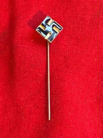 WW2 German NSDAP (Nazi Party) Supporter Badge With Early Stick-Pin
