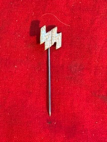 RARE WW2 GERMAN WAFFEN SS OFFICER TUNIC STICKPIN