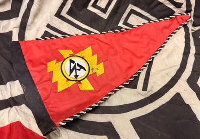 ULTRA RARE WW2 GERMAN SA VEHICLE PENNANT
