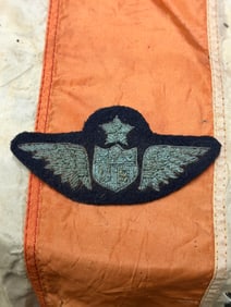 WWI USAS Pilot's Bullion Wing Badge Patch