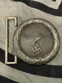 WW2 GERMAN LUFTWAFFE OFFICER BELT PLATE WITH HERMANN GOERING SIGNATURE.