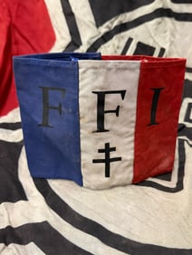 WW2 GERMAN FRENCH ARMY FFI ARMBNAD ALLIED FORCES FRECH RESISTANCE