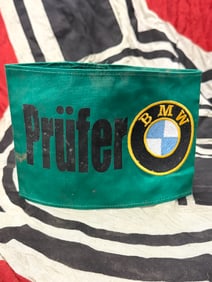 WW2 GERMAN PRUFER BMW FACTORY WORKER ARMBAND