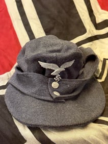 WW2 GERMAN M41 LUFTWAFFE PILOTS FIELD CAP BY ROBERT LUBSTEIN