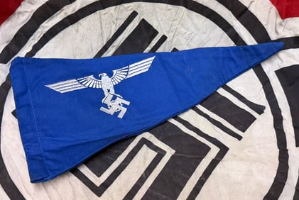 WW2 German Third Reich TENO Org Car Auto Pennant Flag