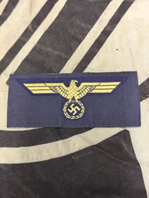 WWII GERMAN KRIEGSMARINE OVERSEAS CAP EAGLE
