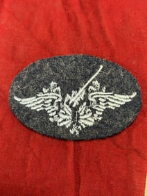 WWII German Luftwaffe (Airforce) FLAK ARTILLERY PERSONNEL BADGE