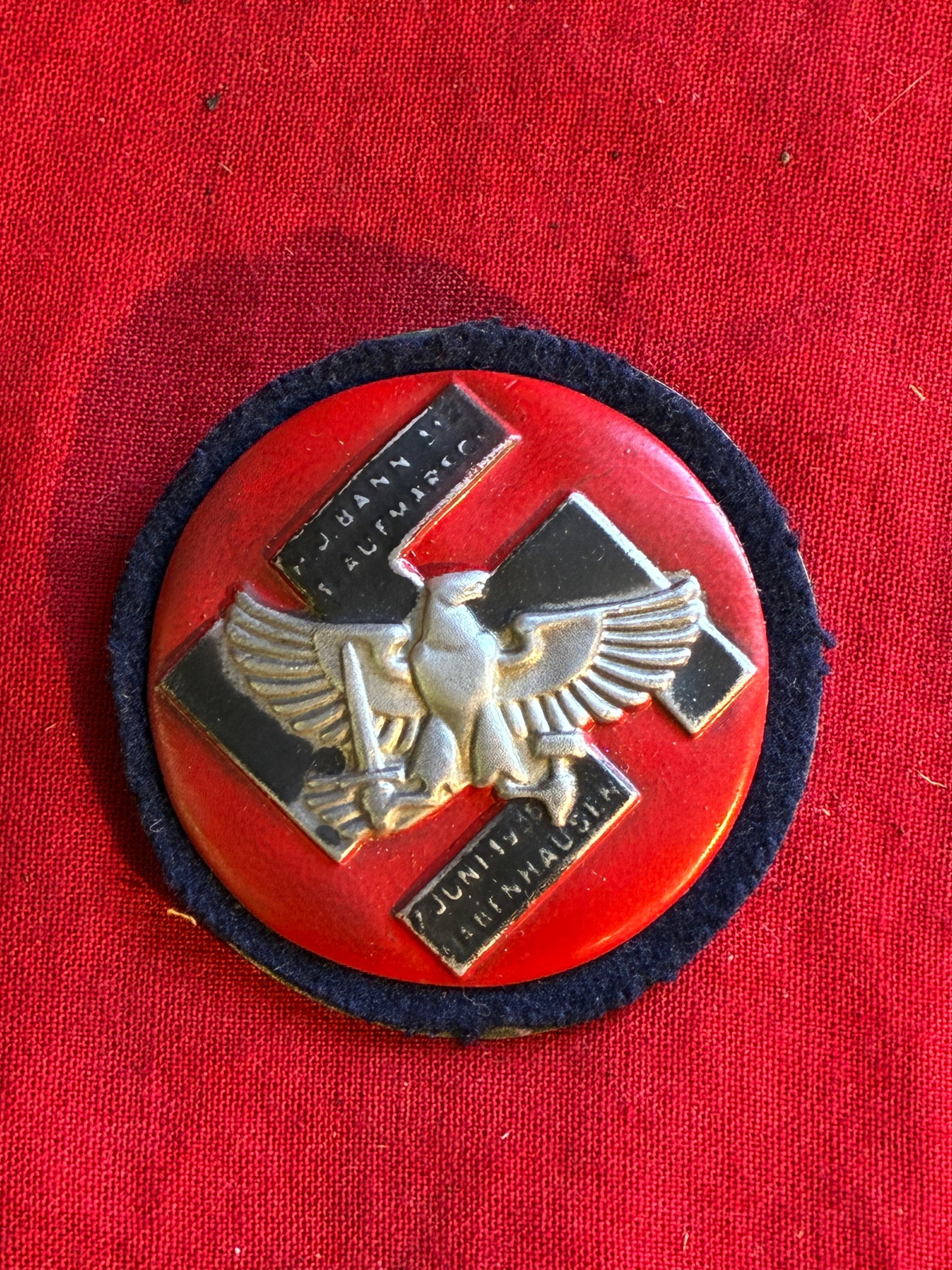 VERY RARE WW2 GERMAN NSV NATIONAL SOZIALISTISCHE VOLKSWOHLFAHRT BADGE: VERY RARE WW2 GERMAN NSV NATIONAL SOZIALISTISCHE VOLKSWOHLFAHRT BADGE