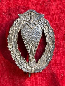 WWII GERMAN THIRD REICH NSFK BALLOON PILOT BADGE