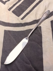 RARE WW2 GERMAN LUFTWAFFE PILOTS SILVER BUTTER KNIFE