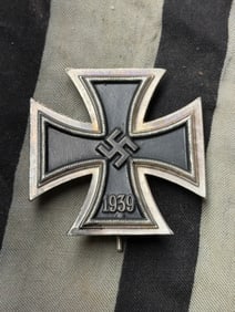 RARE WW2 GERMAN IRON CROSS 1ST CLASS BADGE