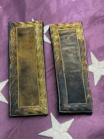 CIVIL WAR UNION PAIR OF (2) 2ND LIEUTENANTS SHOULDER BOARDS STRAPS