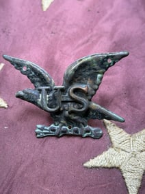 Civil War Union Eagle “U.S.?? Belt Plate or Hat Insignia