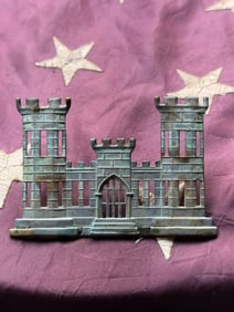 Civil War Era U.S. Army Corps of Engineers Castle Insignia
