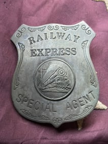 Railway Express Agency “Special Agent?? Badge – Early 20th Century