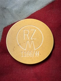 WW2 GERMAN EMIL VOOS SS DOLCH SOLINGEN PLAYING TOKEN