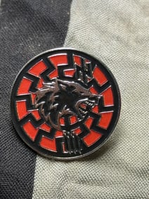 WW2 GERMAN ALLIED TROOPS UKRANIAN SS LAPEL PIN BADGE