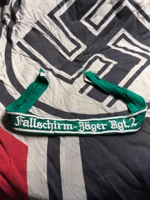 WW2 German Cuff Title (Armelband) for the Fallschirmjäger Regiment 2 (Paratrooper Regiment 2)