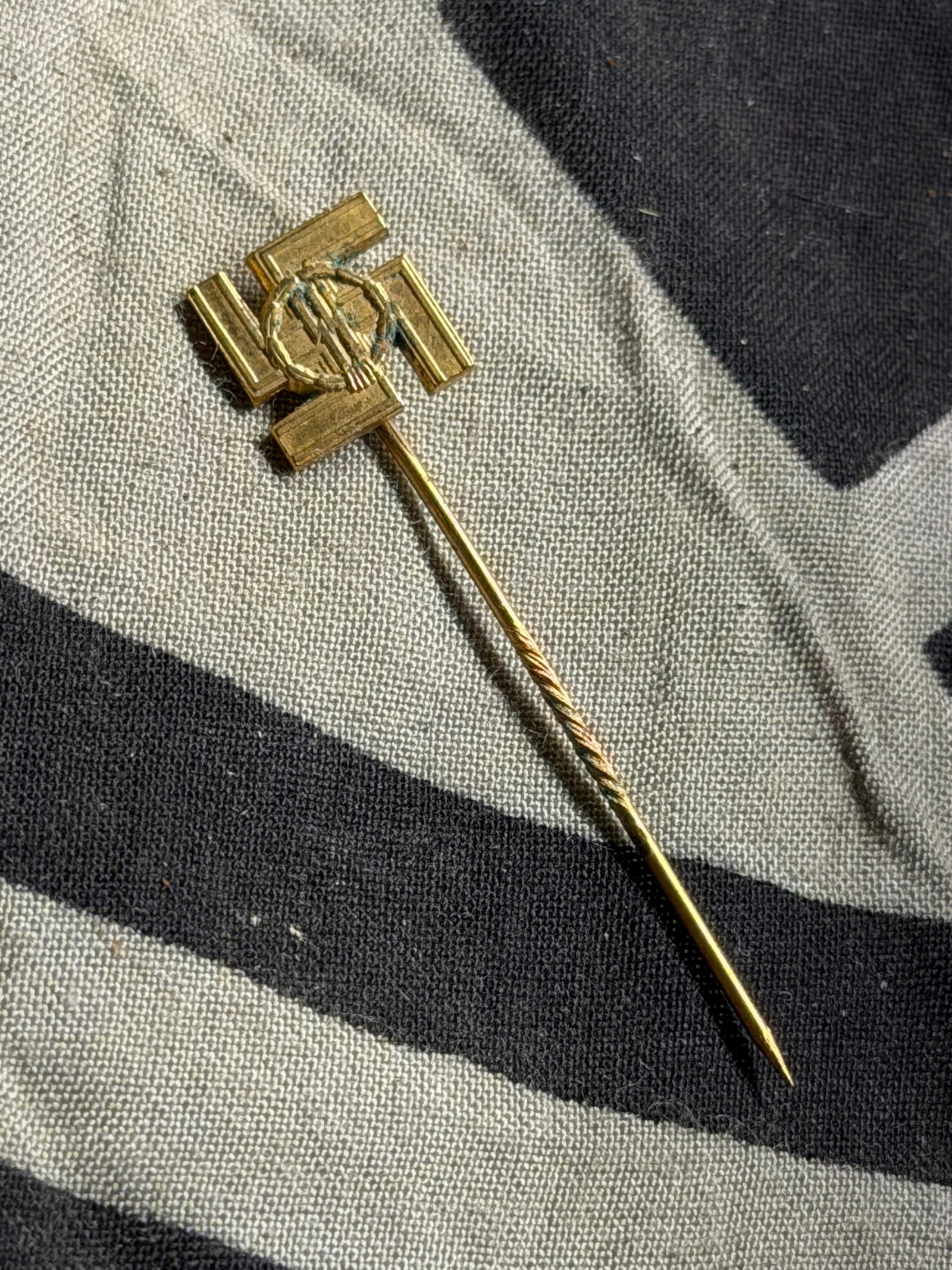Germany, Ss. A Rare Long Service Award, I Class For 25 Years, Stick Pin Miniature: Germany, Ss. A Rare Long Service Award, I Class For 25 Years, Stick Pin Miniature