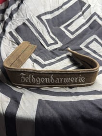 WW2 Germany, Heer. A Feldgendarmerie Cuff Title