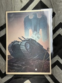 WW2 German Postcard Gottfried Klein – Panzer (postally sent)