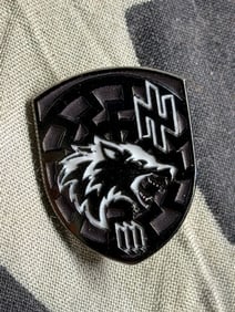 WW2 GERMAN UKRANIAN ALLIED TROOPS PIN BADGE