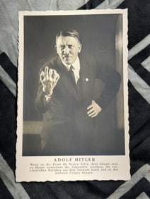 WW2 German propaganda postcard from the Nazi era