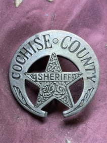 Cochise County Sheriff Badge — Early 20th Century