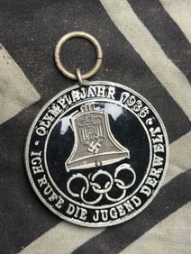 WW2 GERMAN OLYMPIAJAHR 1936 MEDAL