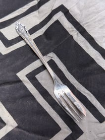 SCARCE WW2 GERMAN WAFFEN SS SILVER FORK