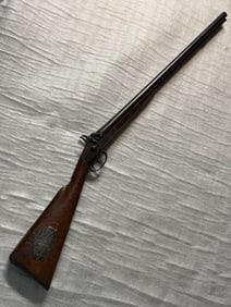 1862 "Runaway Slave Detective" Marked Double-Barrel Shotgun - Alabama Civil War Era
