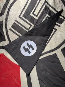WW2 German Schutzstaffel (SS) Pennant circa 1930s–1945