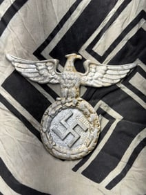 WW2 German Reichsadler (National Eagle Emblem) Plaque — Circa 1936–1945