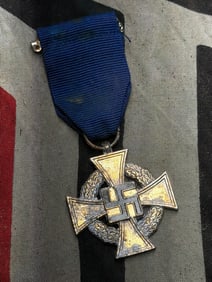 WW2 German Faithful Service Medal (Treudienst-Ehrenzeichen) – 2nd Class, 25 Years of Civil Service