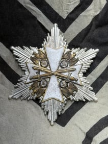 WW2 German War Merit Cross with Swords, Star Form, circa 1940s